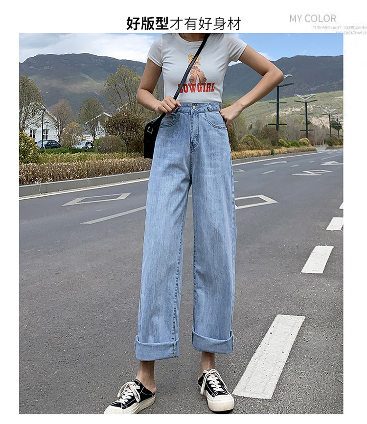 Pantalon léger femme en coton - Ref 3430253 Image 8