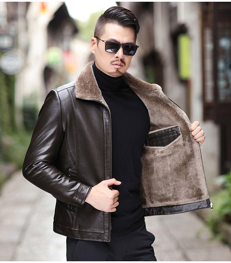 Veste en cuir homme - Ref 3443696 Image 22