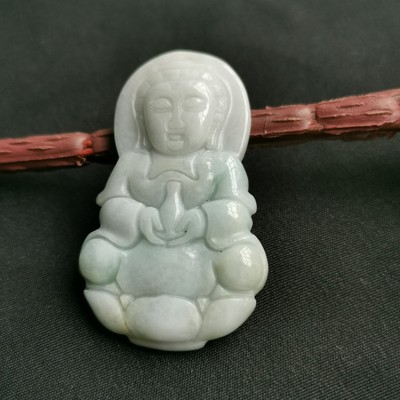 Emerald medium , please a buddism godness guanyin Special sale