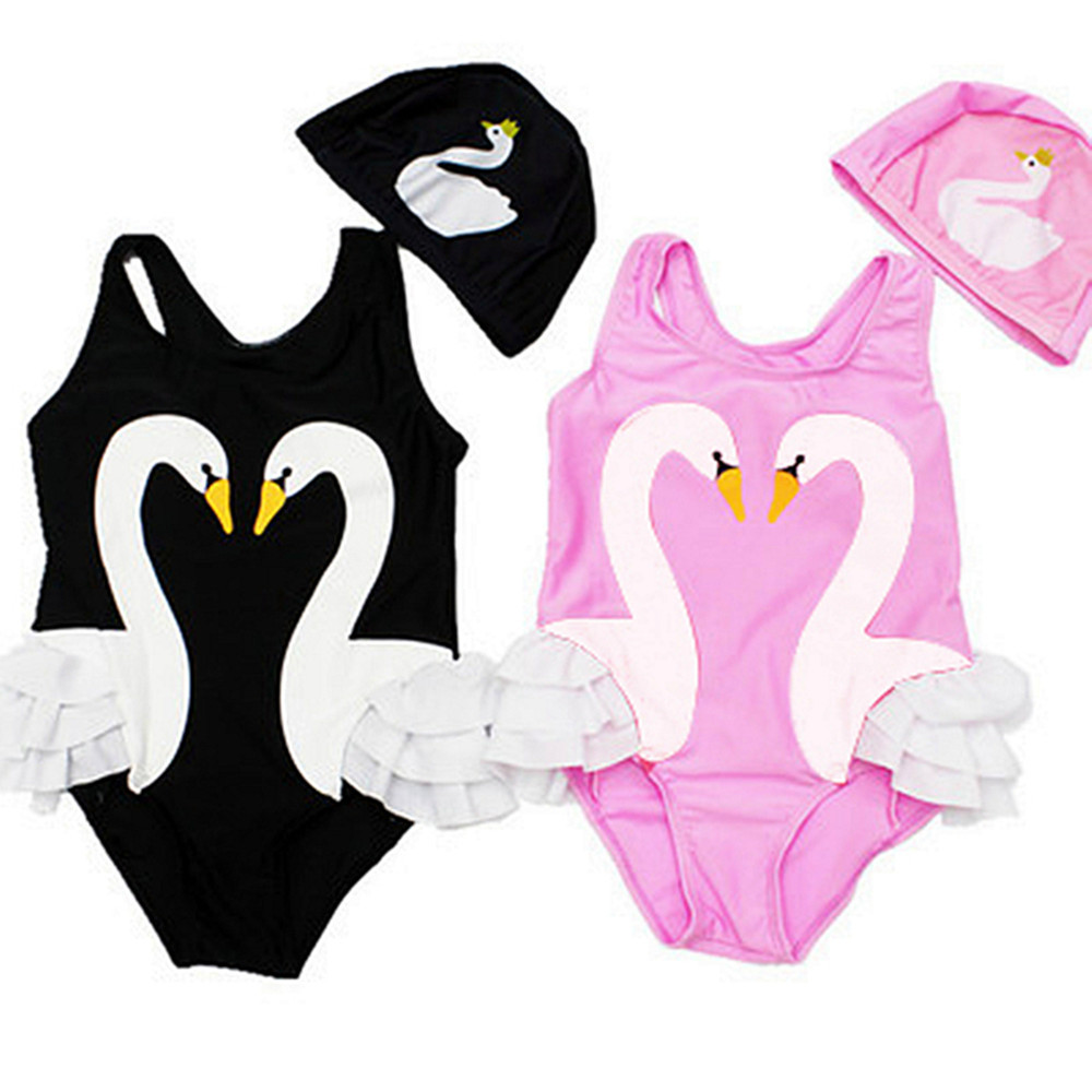 Cartoon suit girls swimsuit 2 Korea 3 yo...