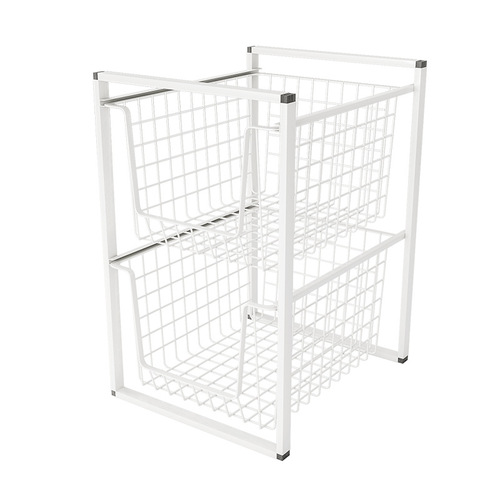 Bedroom wardrobe storage layered partition organization storage dormitory clothes garment compartment divider drawer-style shelving