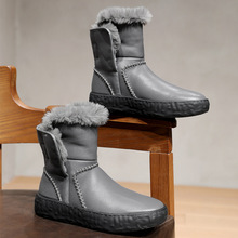 棉鞋男時尚新款冬季保暖加絨高幫加厚雪地棉靴靴子東北馬丁靴百搭