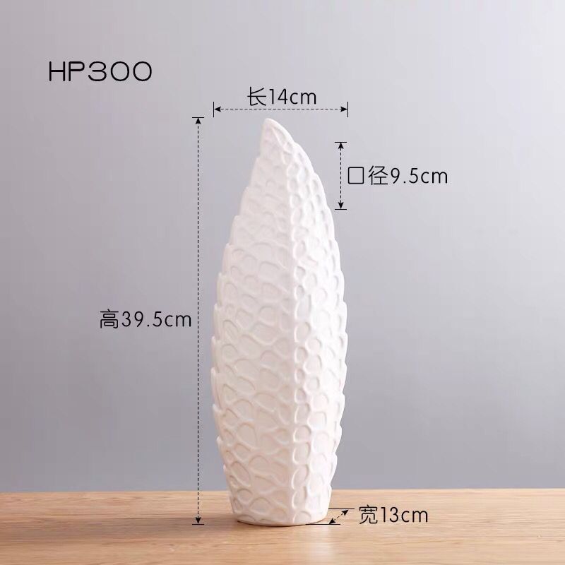 Simple nórdico florero de cerámica moda interior TV gabinete mesa comedor decoración arreglo floral Sala decoración al por mayor