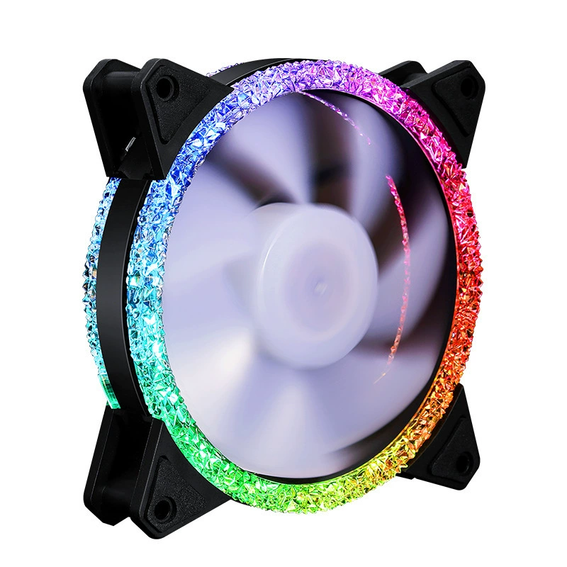 Двойной -Aurora RGB Phantom корпусной вентилятор 12CMLLED бесшумный с пультом дистанционного управления набор выпускающий Crossing -crossborder
