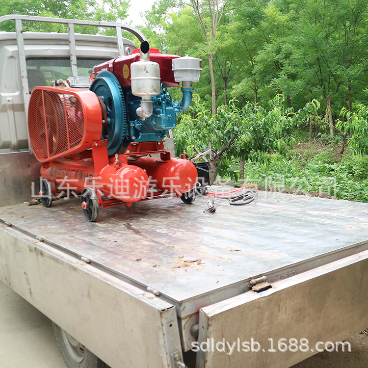 气动植桩机 河道木桩打桩机 水利建设植桩机 气动防汛打桩机