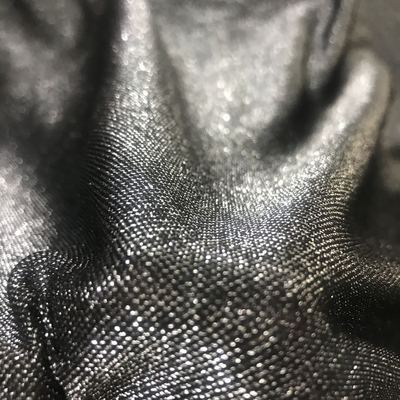 韩国锦纶金银丝布 丝滑柔顺服装时装尼龙弹力T恤夜店性感闪亮面料|ms