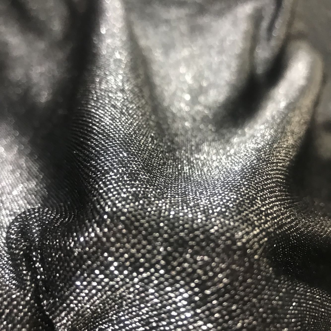 韩国锦纶金银丝布 丝滑柔顺服装时装尼龙弹力T恤夜店性感闪亮面料|ms