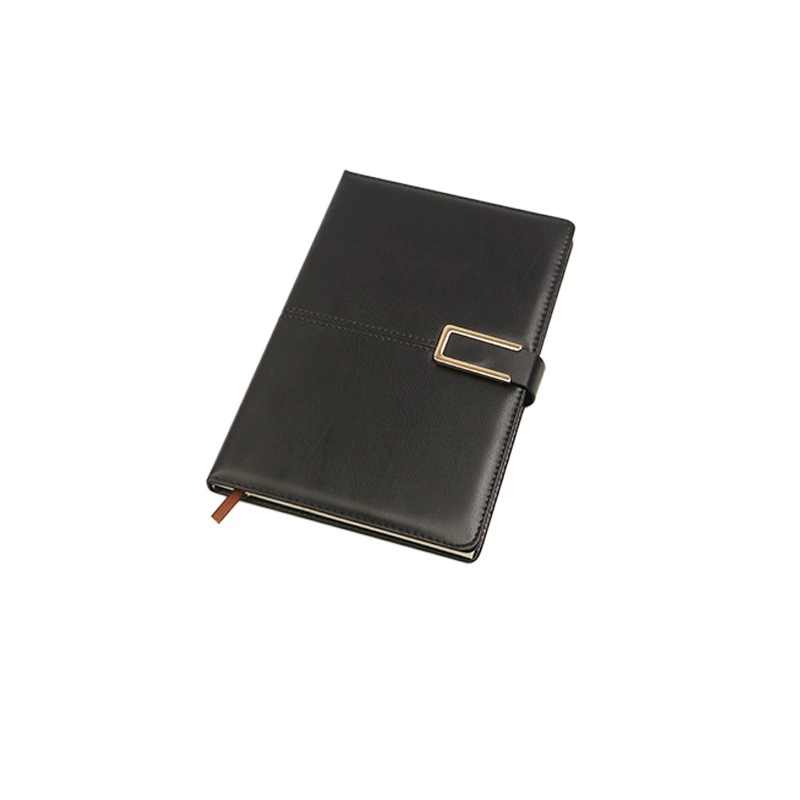 Бутик минималистский кожаный блокнот с пряжкой подарочная коробка большой конференции