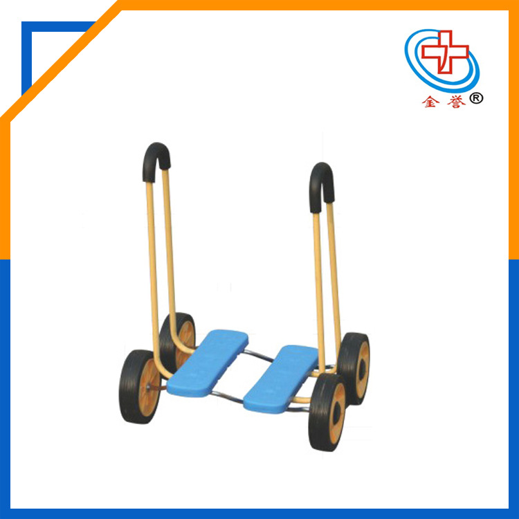 Travel children's bike for home use on four wheels