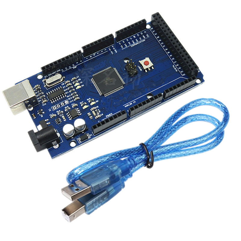 新版 MEGA2560 R3 改进版 CH340G 配数据线 超实用 电源模块供应