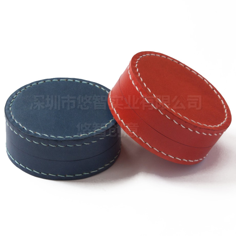 耳机收纳包装盒定做皮革蓝牙耳机包数据线收纳包便携耳机收纳盒