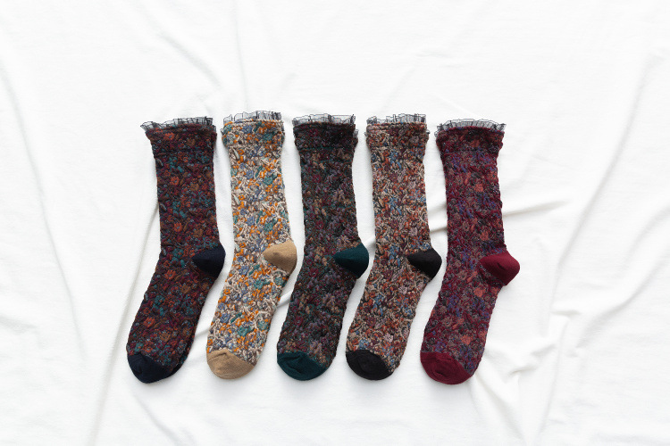 new autumn and winter tube women s socks solid color pile socks cotton socks wholesale NSFN4069