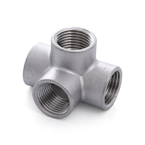 304 stainless steel three-dimensional four-way wall corner right-angle thread three-way four-way 4-point 6-point three-way four-way joint