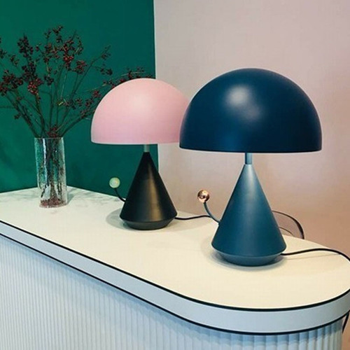 Modern Minimalist Children's Room Table Lamp French Mushroom Designer Sample Room Bedroom Study Creative Cute Table Lamp