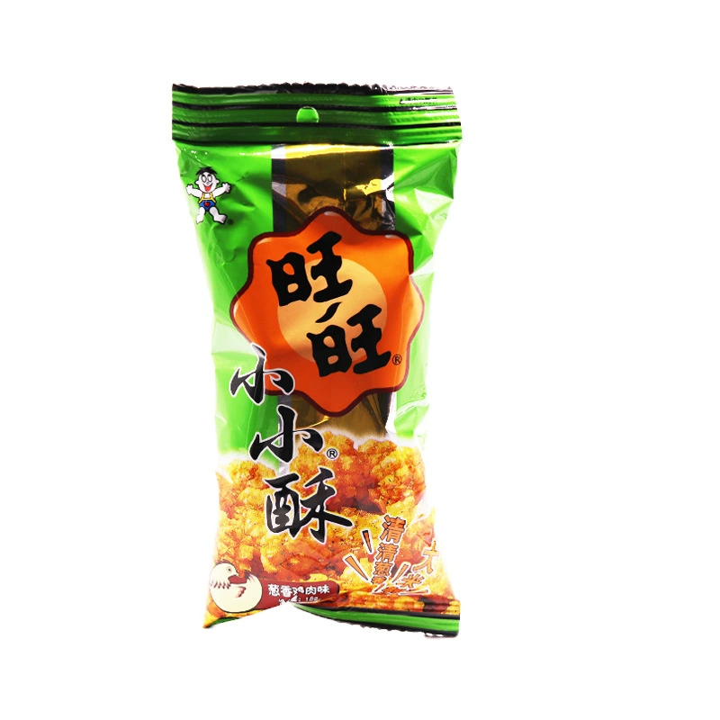 Wangwang Little Crispy Onion, fragrant chicken flavor, original flavor 18g/bag whole box bulk mixed assortment office snack children's snack