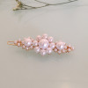 Brand retro hairgrip from pearl, bangs, hairpins, internet celebrity, flowered