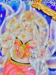 Thai Buddha pendant, Azan polished, gold leaf, Eight Auspicious Symbols