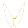 Universal fashionable chain for key bag  handmade, adjustable beads, light luxury style, 750 sample gold
