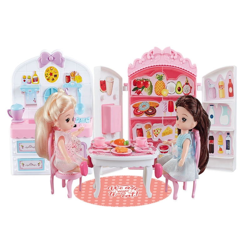 跨境过家家玩具场景模拟公主礼盒套装一件代发 儿童装扮玩具详情图3