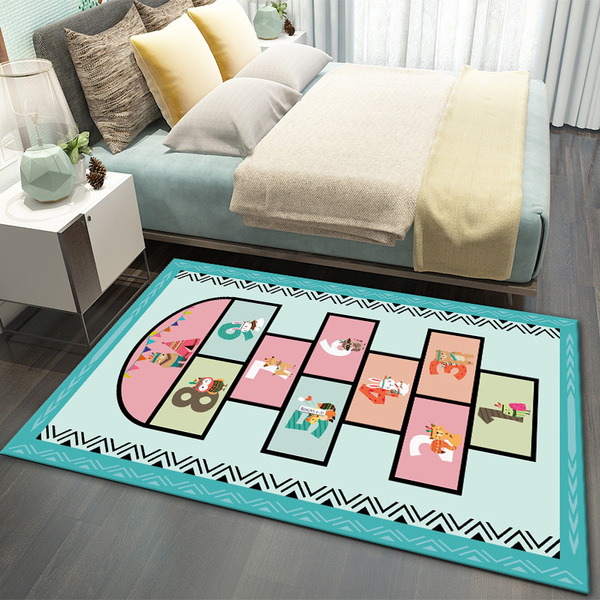 Cartoon carpet for home use for living room for bed