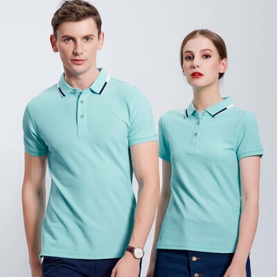 Korean collar Mingjiang 9088 Summer short sleeves POLO Printing enterprise coverall T-shirt customized LOGO