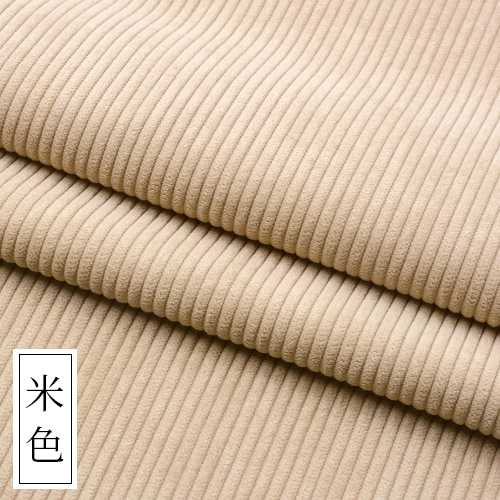 Tela de pana de terciopelo camisa de pana abrigo suéter ropa de tela de color sólido Chaqueta de algodón acolchado pantalones sofá cubierta de tela