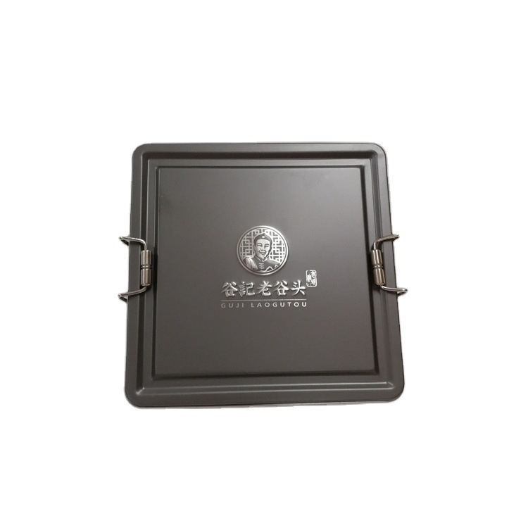 Caja de Hojalata para Polvo Nutricional y Alimentos