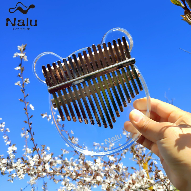 Kimi thumb crystal transparent mini finger piano Kalinba mother pointed at the piano beginner crystal instrument female
