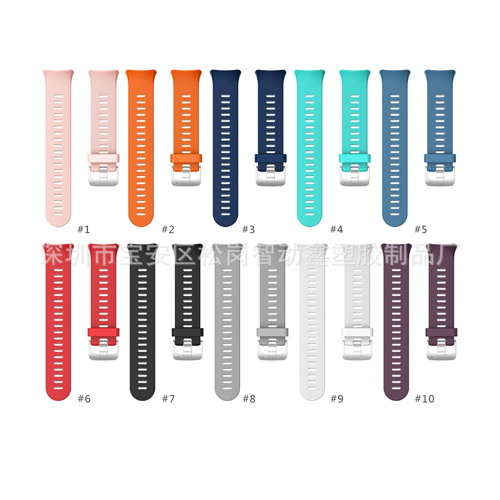 Для Jiaming Garmin Forerunner45 силиконовый ремешок Jiaming F45S спортивный удобный силиконовый ремешок