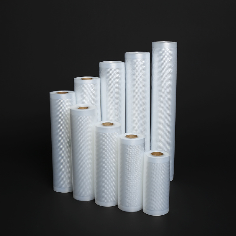 真空纹路袋 单面压纹袋 纹路食品保鲜袋 共挤膜网格食品袋