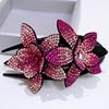 Big elegant hairgrip, hairpins, accessory, flowered, Korean style