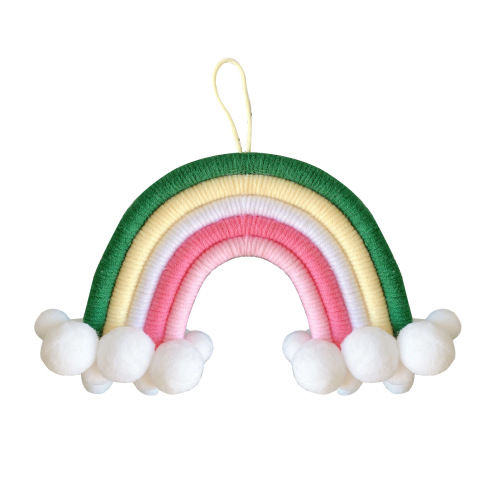 ins decoration Nordic style home furnishings children's room decoration pendants woven clouds rainbow hangings wall hangings pendants