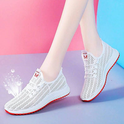 Generation network Old Beijing cloth shoes Women's Shoes Flat bottom leisure time Running shoes ventilation non-slip Walking shoes Single shoes