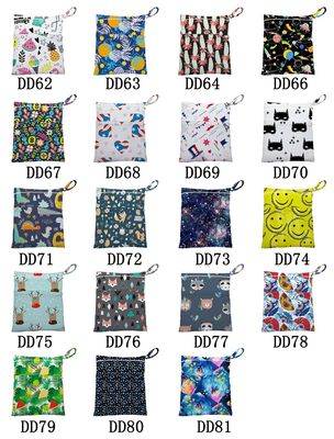 Designed contributions Dual zipper bag Double pockets Cloth urine bag Diaper bags Storage bag Diaper Bag Supports custom