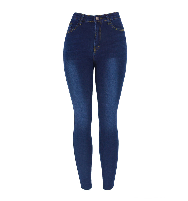 blue slim stretch denim pants NSSY9878