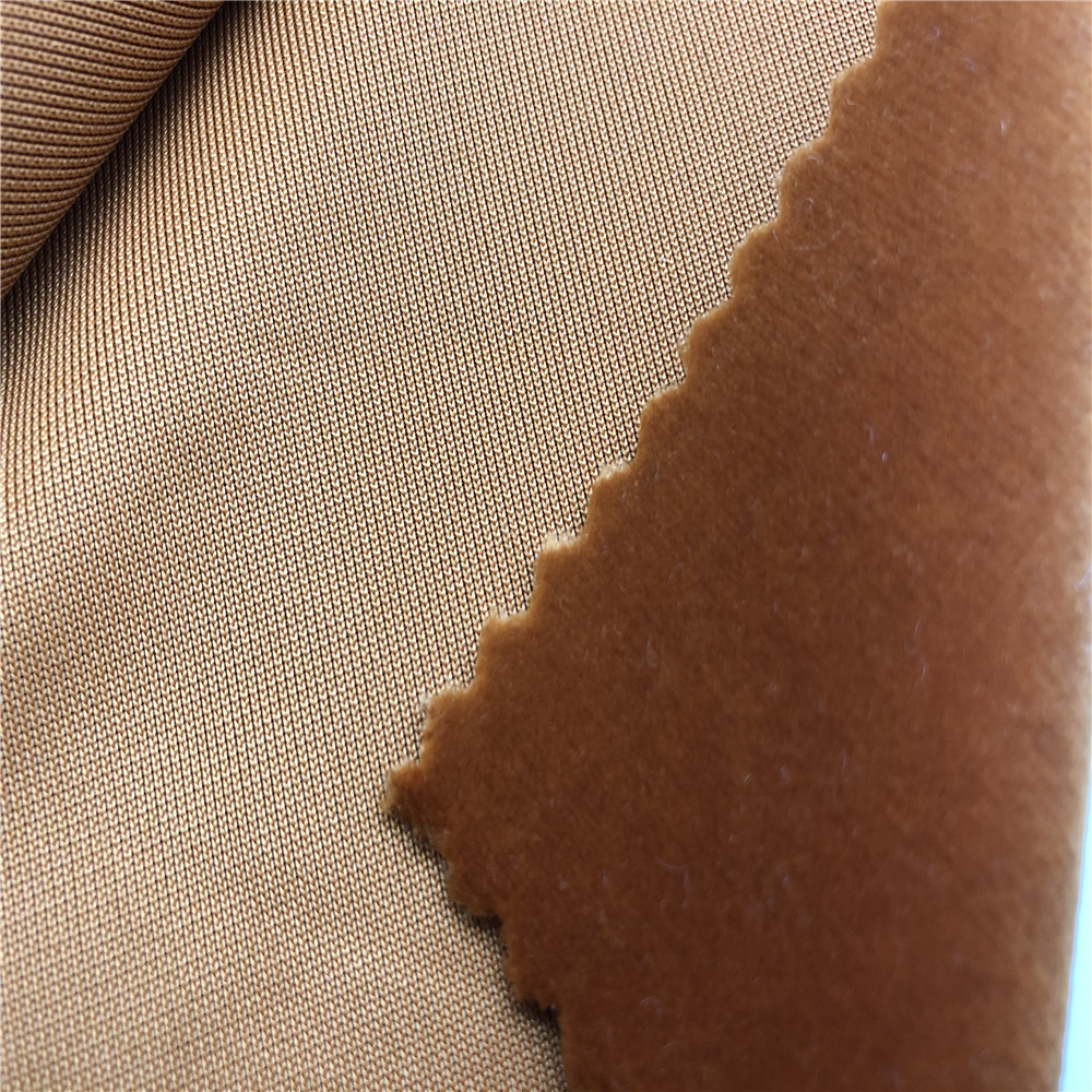 现代磨砂绒沙发家纺窗帘面料比利时绒德国绒法国绒经编绒布料