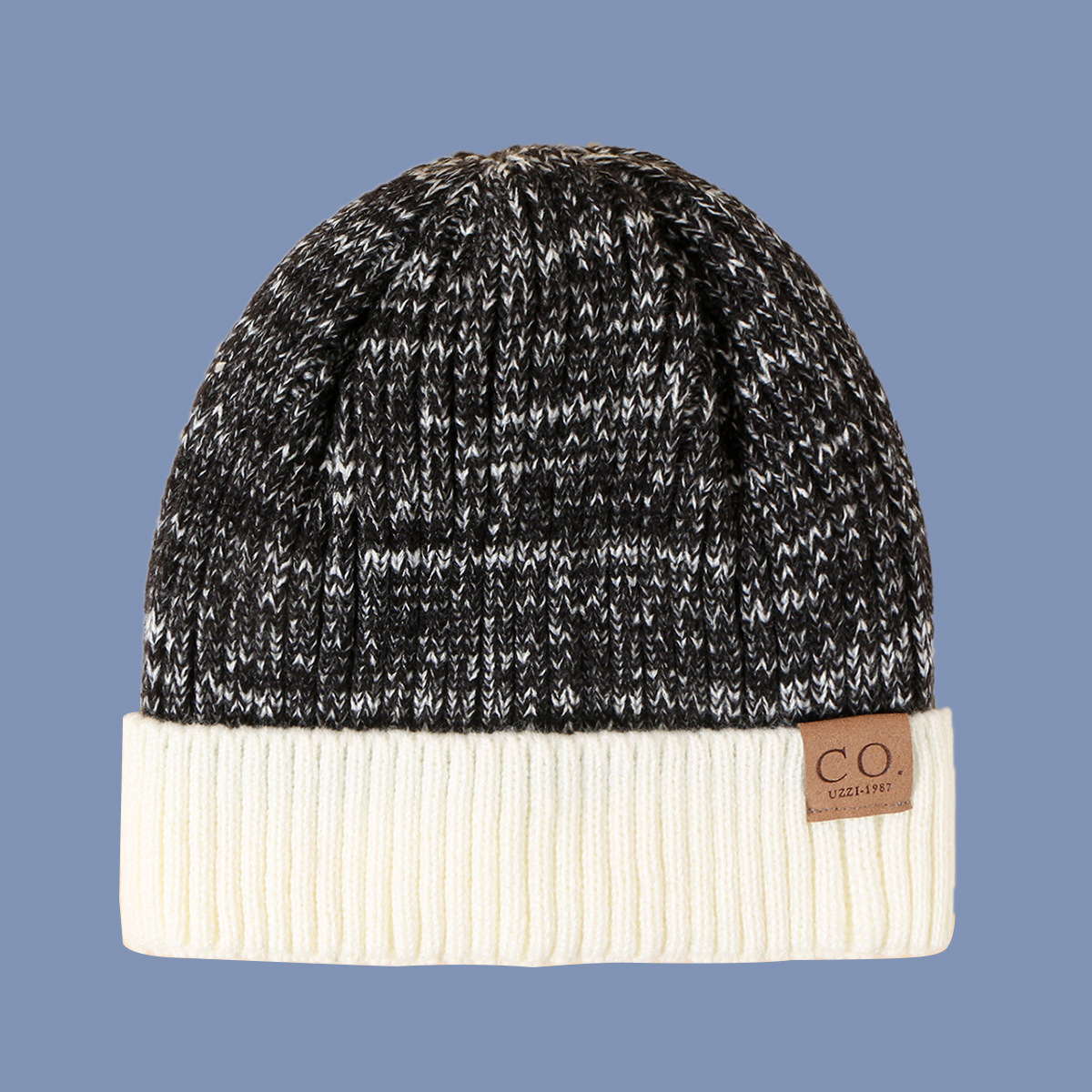 Fashion Leather Label Two-color Woolen Hat display picture 9