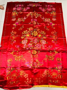 Hangzhou silk quilt noodles wholesale wedding festive red quilt noodles old foundation wedding quilt noodles wholesale