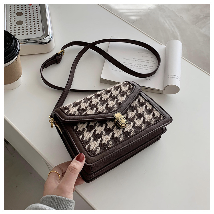 Fashion Messenger Woolen Small Square Bag display picture 10