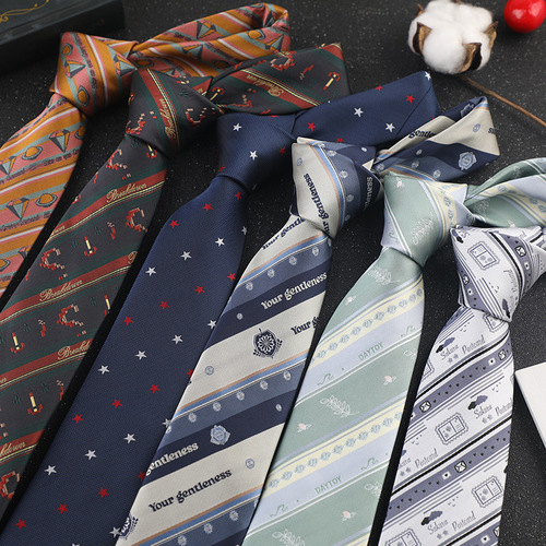 Design JK/DK hand-tied tie Japanese school tribute college style with shirt uniform plaid skirt direct supply