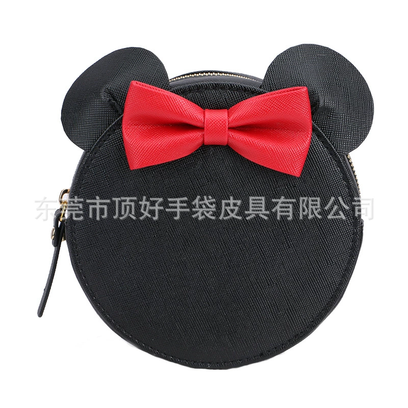 Оригинальный дизайн PU кошелек для монет креативный круглый PU мешок для монет экологически чистый водонепроницаемый PU сумка для хранения