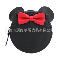 Оригинальный дизайн PU кошелек для монет креативный круглый PU мешок для монет экологически чистый водонепроницаемый PU сумка для хранения