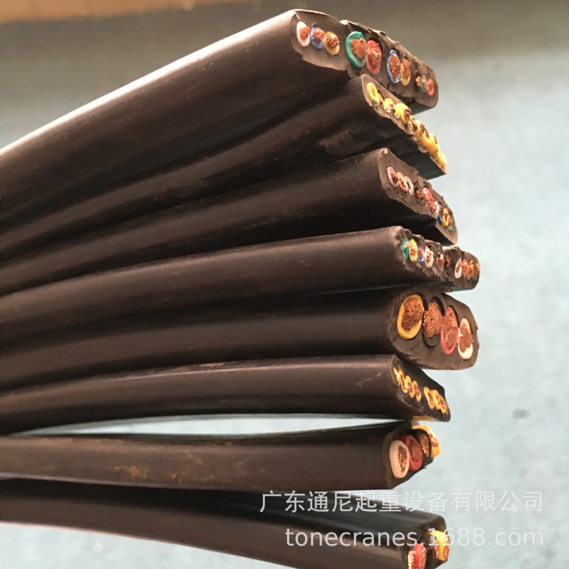 专业经销 手柄线1.25mm2×8C 行车控制电缆线 强抗拉力压扣线