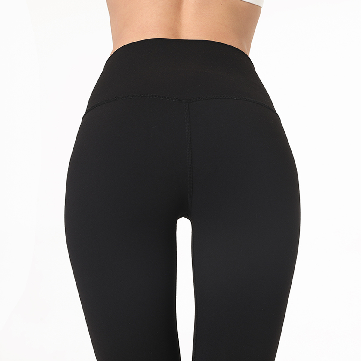 nude high waist tight elastic fitness pants NSNS22027