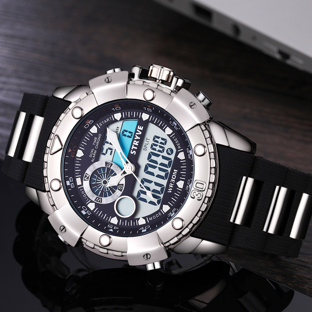 Venta caliente stryve hombres moda multi-funcional doble movimiento impermeable deportes estudiante deportes transfronterizo e-commerce Mesa 8001