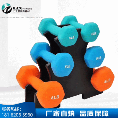 厂直销哑铃女士健身专用瑜伽塑臂瘦臂1/2/5公斤健身器材男女通用|ms