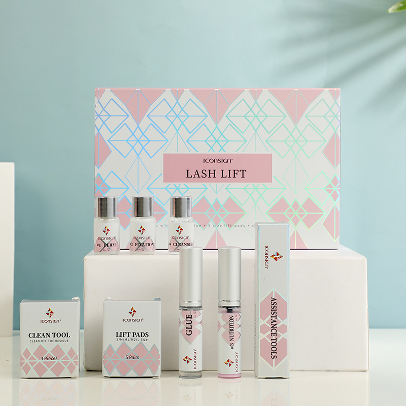 厂家批发快速烫睫毛套装艾可熙儿烫睫毛工具角蛋白翘睫术美妆工具|ms