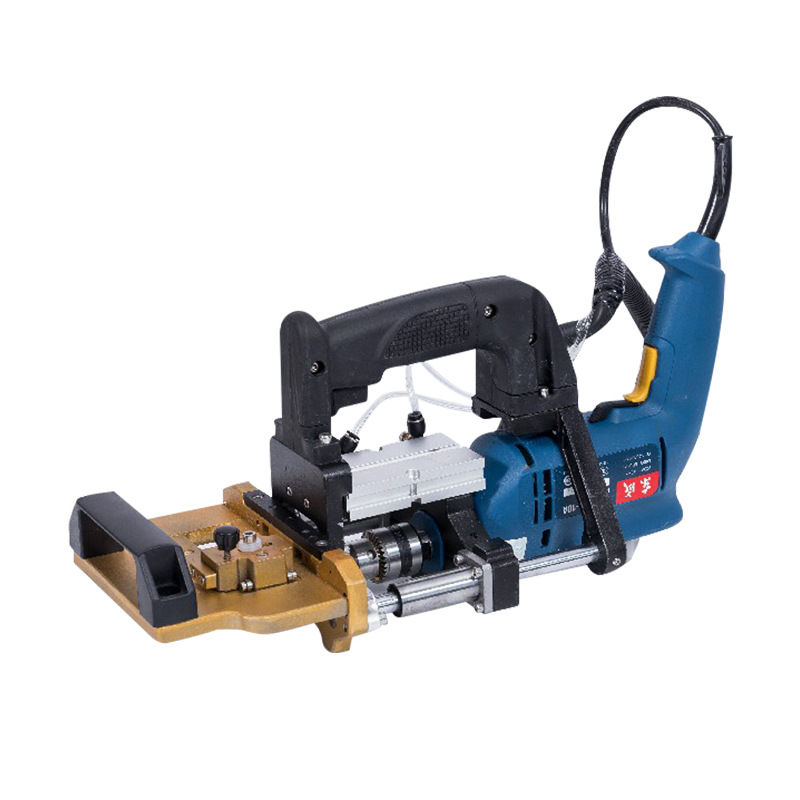 水平钻手提气动侧孔钻 板式家具手提侧孔机 三合一气动木工侧孔机|ms