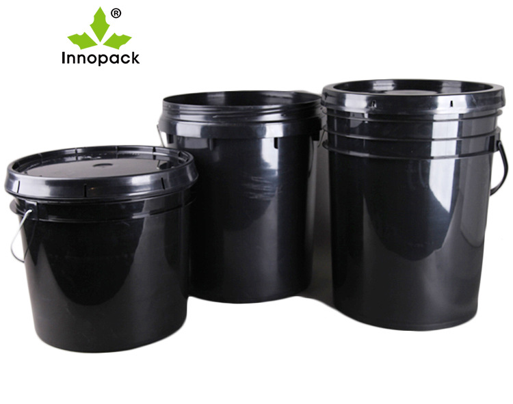 批发20L美式桶塑料包装桶家用提水储水桶带盖 圆桶密封桶