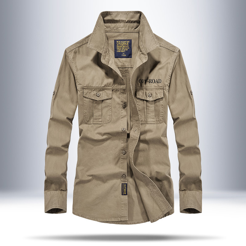 AliExpress Primavera y Otoño Nueva Juventud de los hombres camisa lavada casual Camisa de los hombres ropa de trabajo camisa de los hombres Amazon